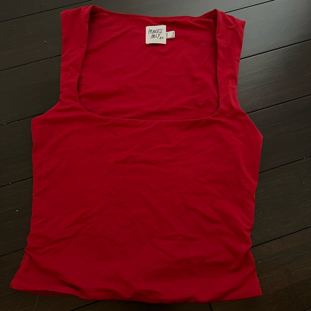 PRINCESS POLLY - BACK IN TIME TOP RED